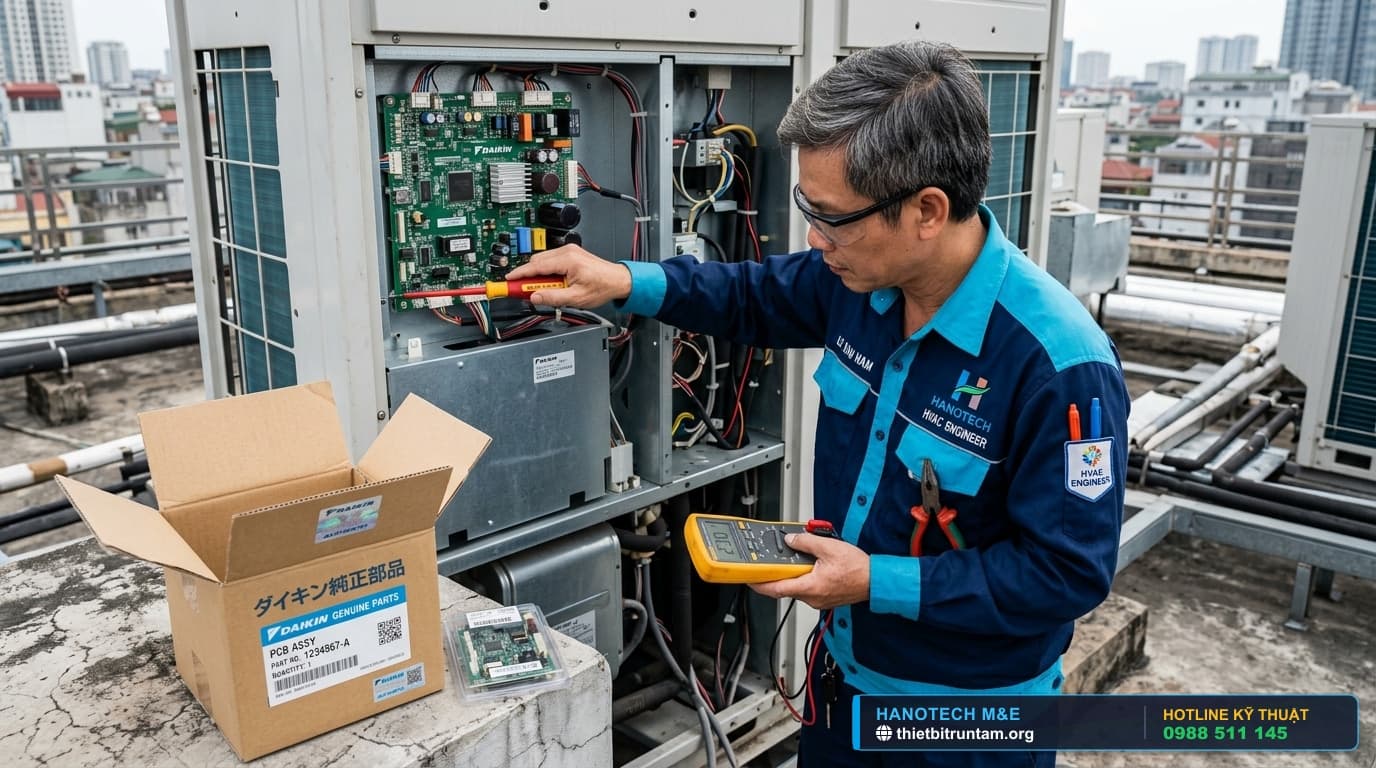Bảng Giá Thay Bo Mạch Điều Hòa Daikin Chính Hãng 2026