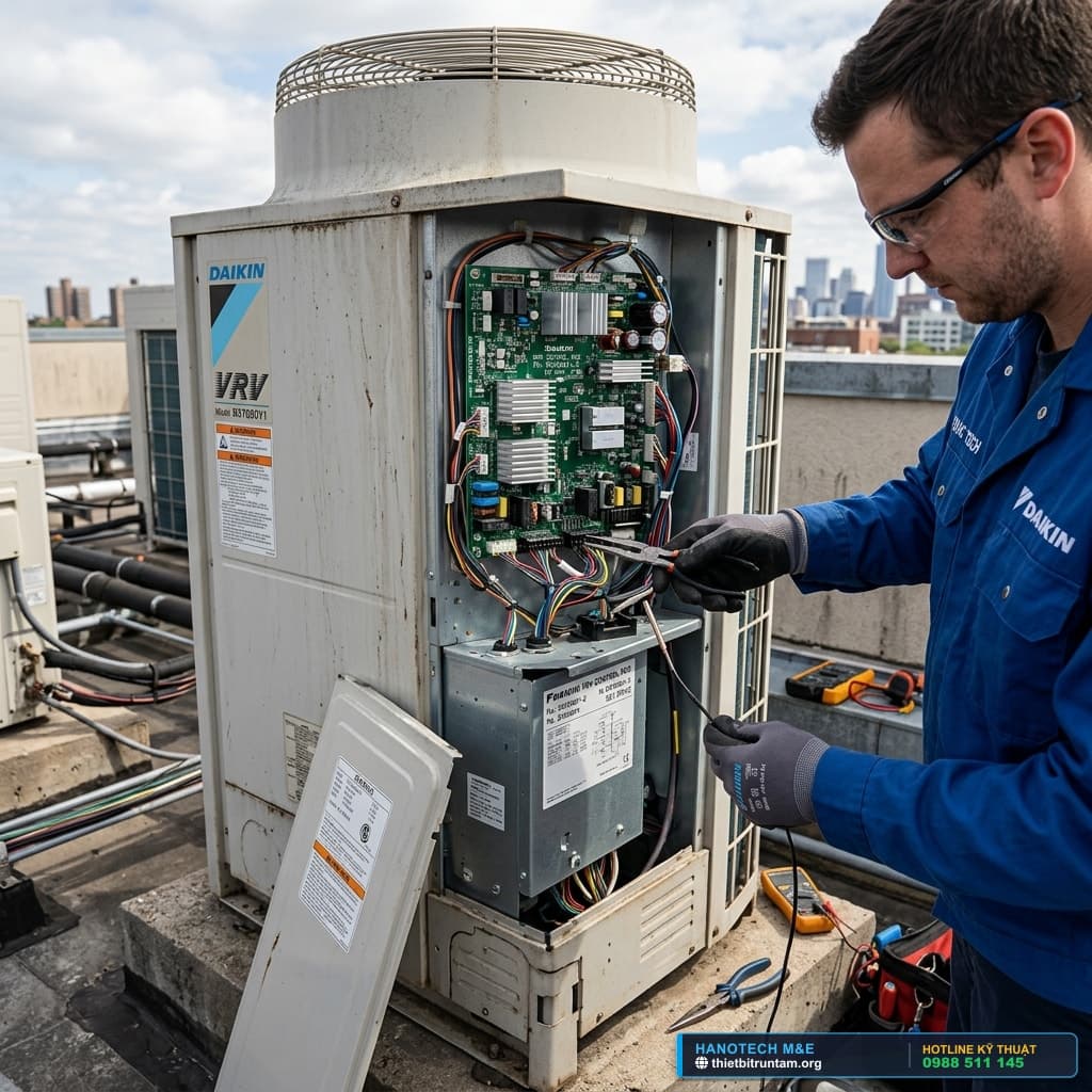 Lỗi H9 Điều Hòa Daikin: Sự Cố Cảm Biến Nhiệt Độ Gió Hút Dàn Nó...