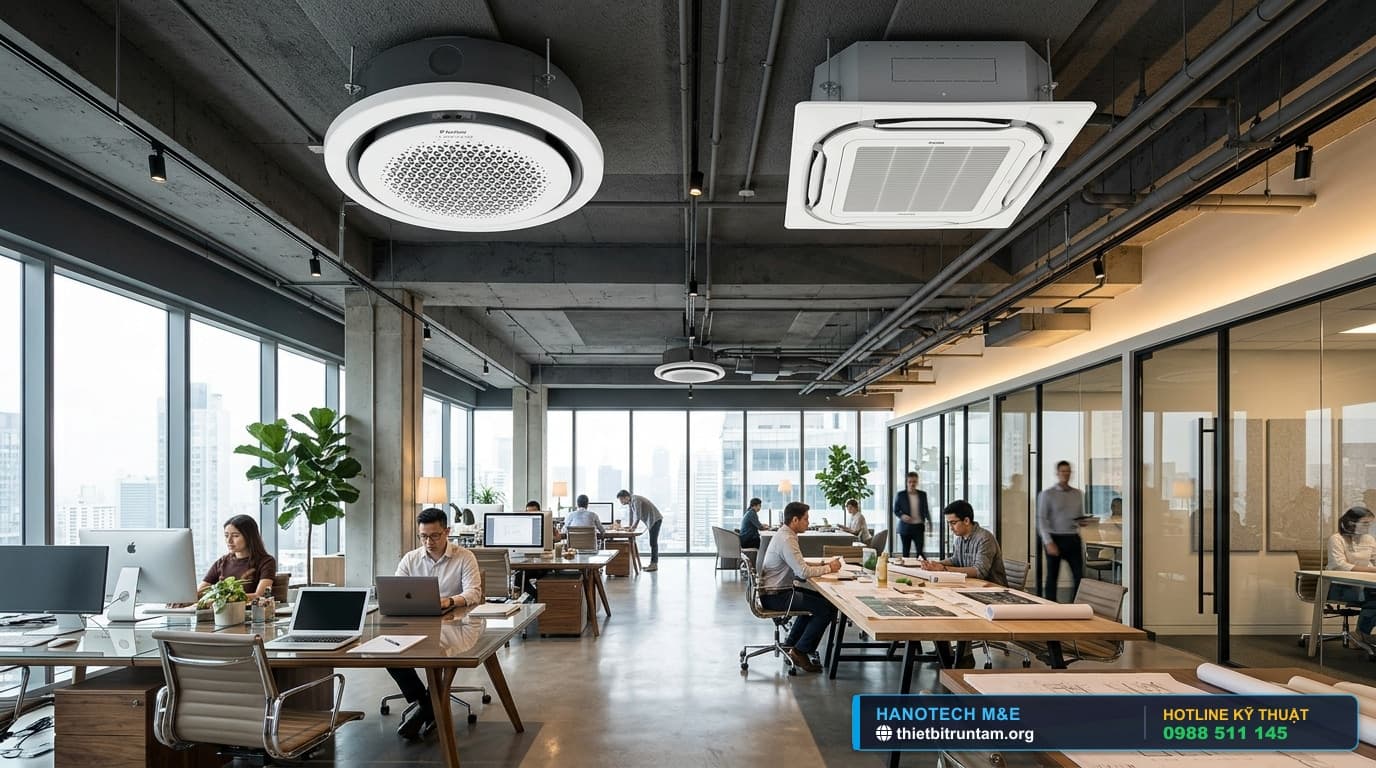 So Sánh Dàn Lạnh Âm Trần Daikin FCF Round Flow Và FCNQ