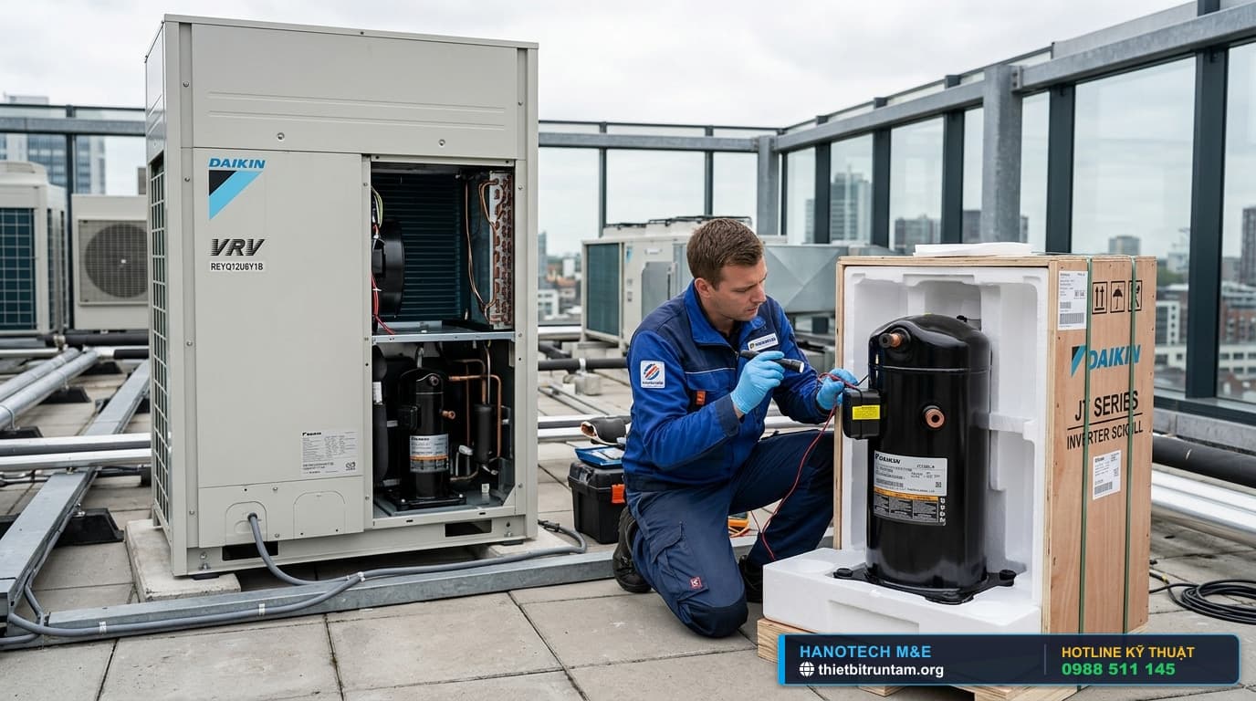 Tiêu Chuẩn Chọn Máy Nén Inverter Scroll Dàn Nóng Daikin VRV