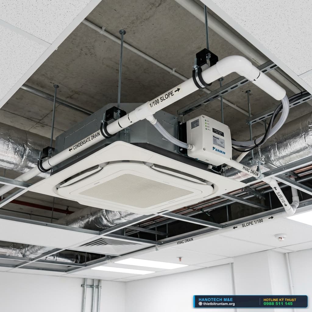 Giải Pháp Điều Hòa Âm Trần Giấu Trần Nối Ống Gió Daikin Cho Că...