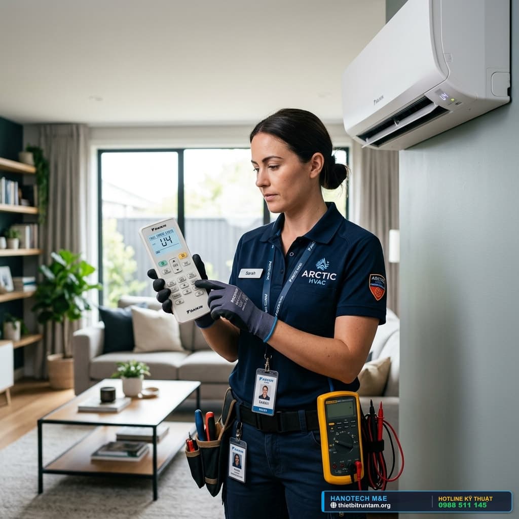 Top 5 Mã Lỗi Điều Hòa Daikin Phổ Biến Nhất (L5, E7, U0, A6, F3)