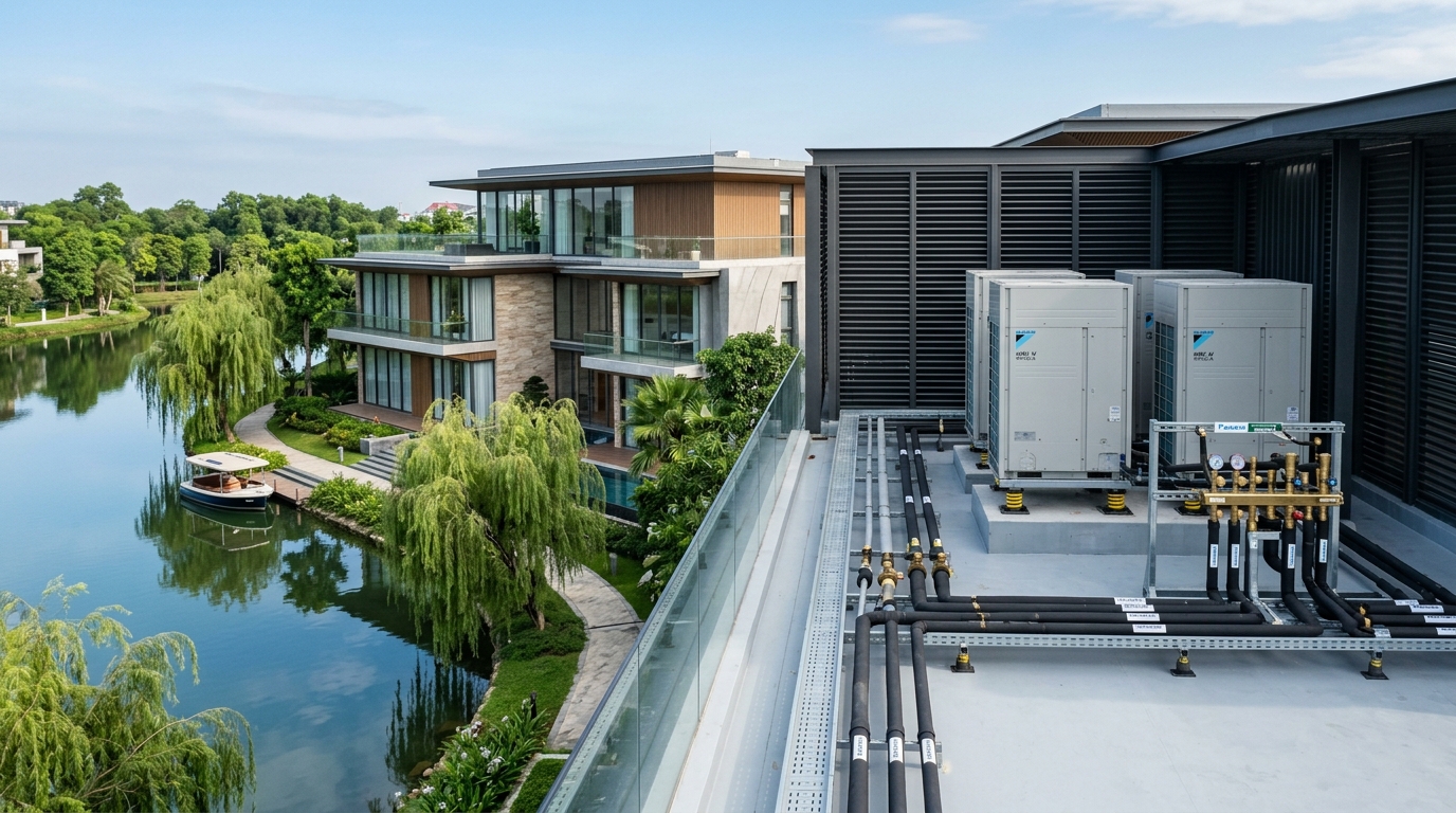 Báo Giá Điều Hòa Trung Tâm Daikin VRV H Biệt Thự Đảo Ecopark Grand [2026]