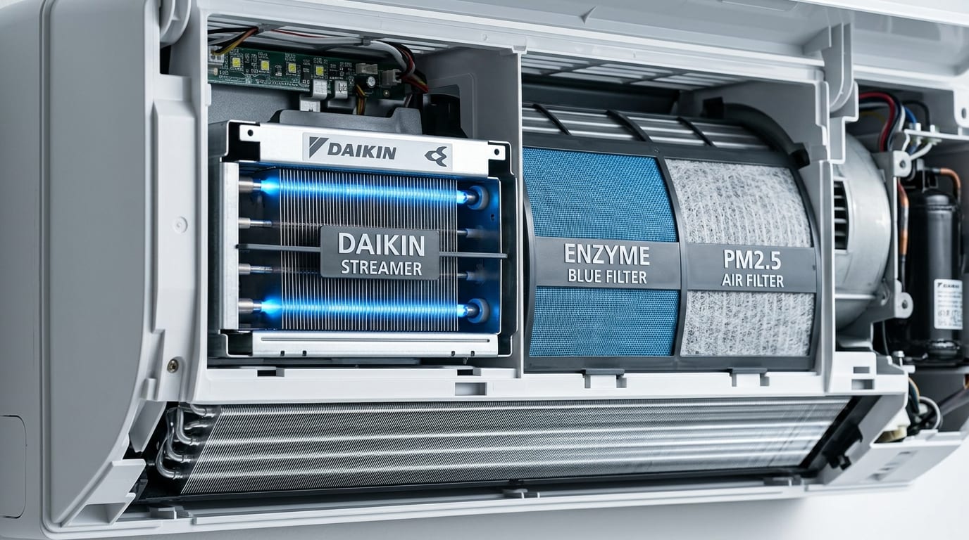 Hướng Dẫn Vệ Sinh Phin Lọc Streamer & Enzyme Blue Daikin Tại Nhà Chuẩn Hãng 2026