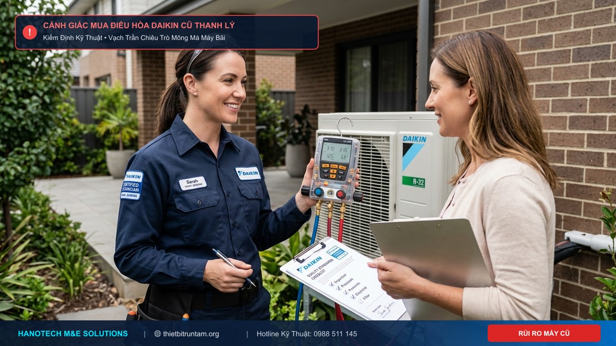 Có Nên Mua Điều Hòa Daikin Cũ Thanh Lý? Rủi Ro & Lời Khuyên M&E