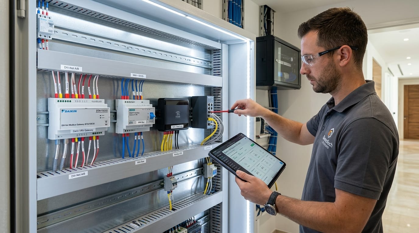 Hướng Dẫn Kết Nối Daikin VRV Với Chuẩn KNX Fibaro Smart Home