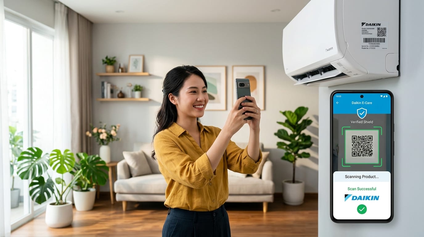 Cách Kích Hoạt Bảo Hành Điện Tử Daikin E-Care Chính Hãng